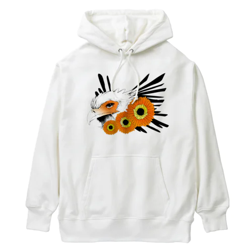 ヘビクイワシFace Heavyweight Hoodie