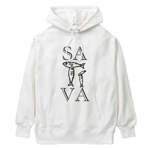 あがるサバ Heavyweight Hoodie