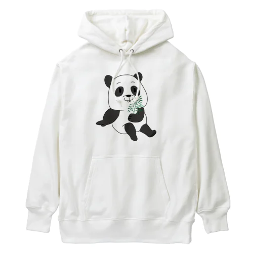 出っ歯のパンダ Heavyweight Hoodie