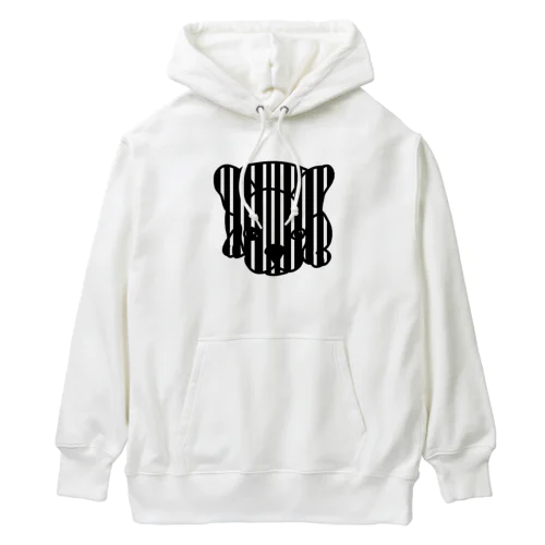 ストライプ犬 Heavyweight Hoodie