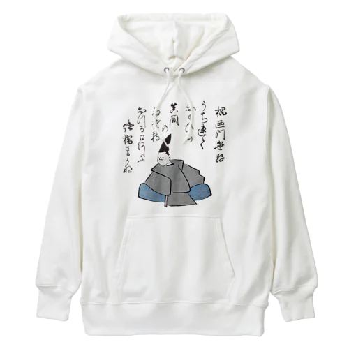 狂歌(歌川広重画) Heavyweight Hoodie