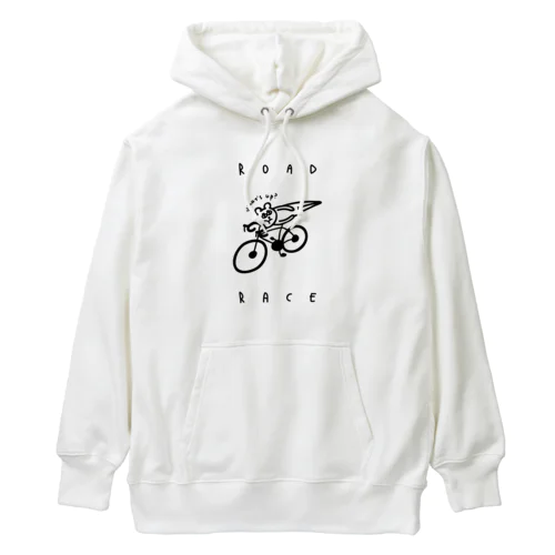 ロードレース・自転車　楽な体勢 Heavyweight Hoodie