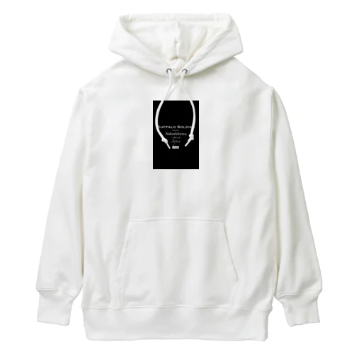 BUFFALO SOLDIER LETTER  Heavyweight Hoodie