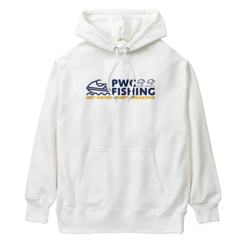 PWC FISHING（青色ロゴ） ヘビーウェイトパーカー