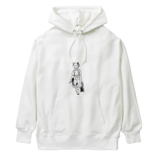 赤毛のネコ Heavyweight Hoodie