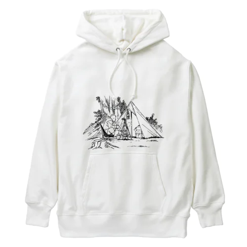 クマのキャンプ Heavyweight Hoodie