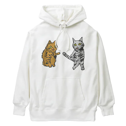 ダンシングキャット Heavyweight Hoodie