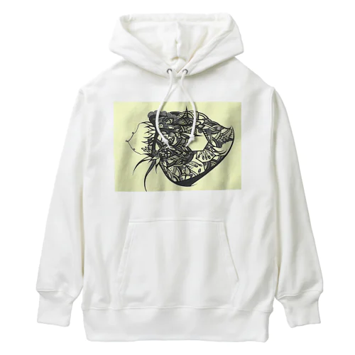 小心者のヤドカリ Heavyweight Hoodie