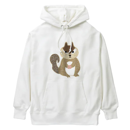 リスのイラスト Heavyweight Hoodie