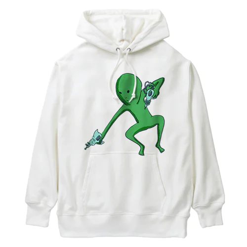 宇宙人くん：光線ピューピュー Heavyweight Hoodie