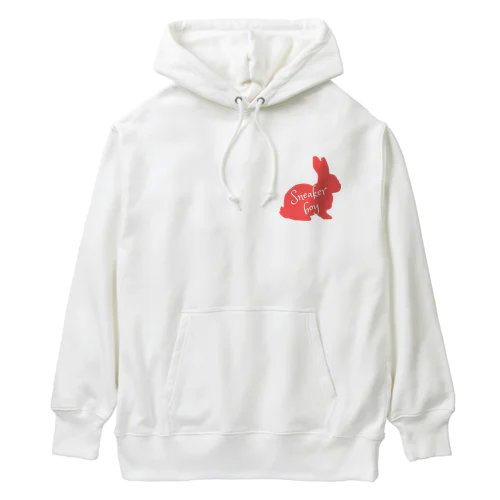 Rabbit ロゴ Heavyweight Hoodie