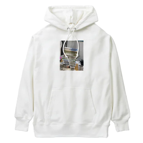 Hito no text Heavyweight Hoodie