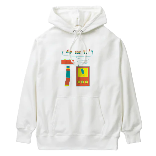 Go for it！ 【ビタミンフードカラー】 Heavyweight Hoodie