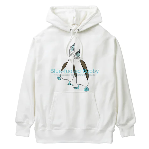 アオアシカツオドリ Heavyweight Hoodie