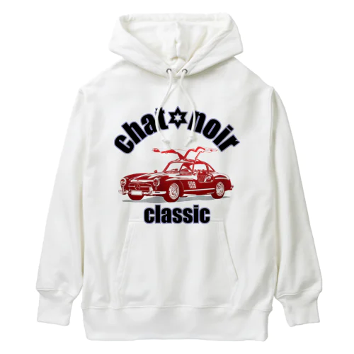 chat noir classic series car Heavyweight Hoodie