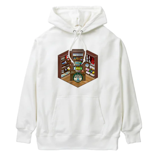 岡田斗司夫ゼミスタジオ風なピクセルルームTシャツ Heavyweight Hoodie