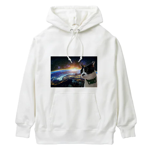 宇宙猫サスケ Heavyweight Hoodie