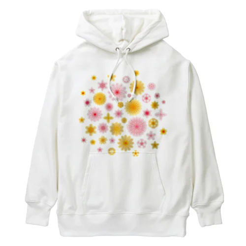 華やかな色合いの花柄 Heavyweight Hoodie