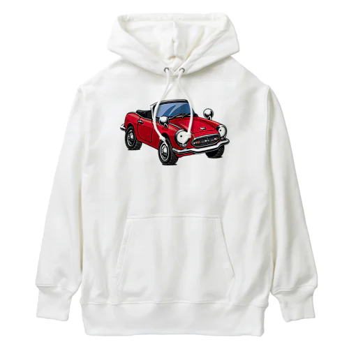 コミカルで昭和レトロなスポーツカー　ホンダS600 エスロク Heavyweight Hoodie