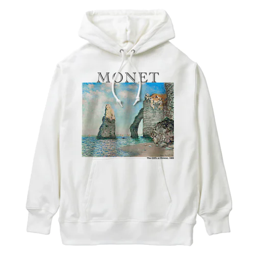 モネ　エトルタの断崖  Claude Monet Heavyweight Hoodie