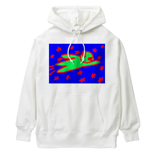 宇宙人、空を飛ぶ Heavyweight Hoodie