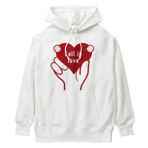 Fall in love Heavyweight Hoodie