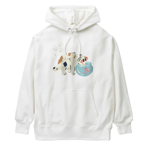 ねこと金魚 Heavyweight Hoodie