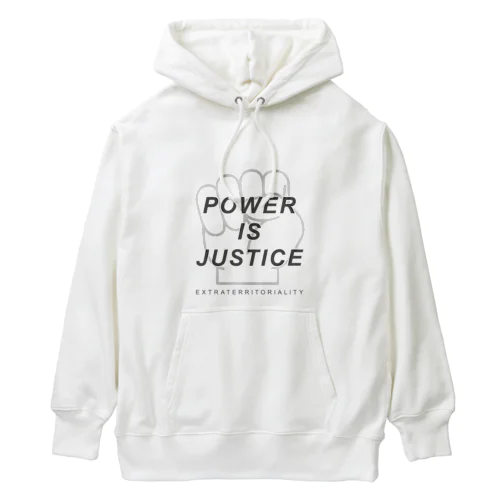 力で示せ Heavyweight Hoodie