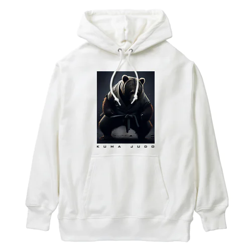 熊の柔道家 Heavyweight Hoodie