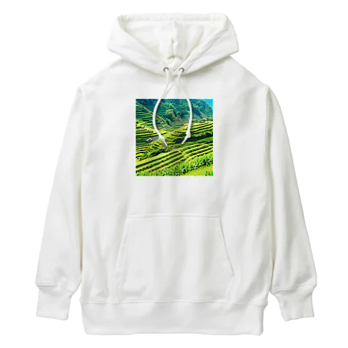 日本の原風景　棚田 Heavyweight Hoodie