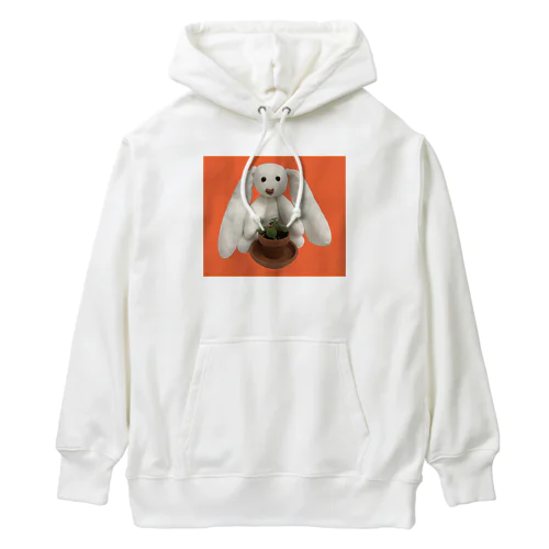 耳がクソ長いうさぴー Heavyweight Hoodie