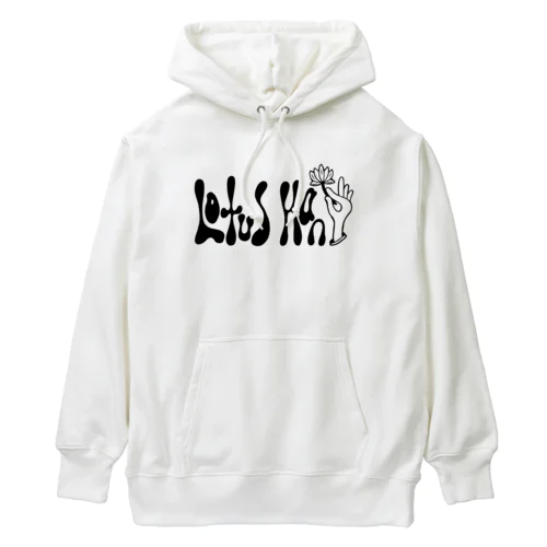 ロータス　ハンド　モノトーン Heavyweight Hoodie