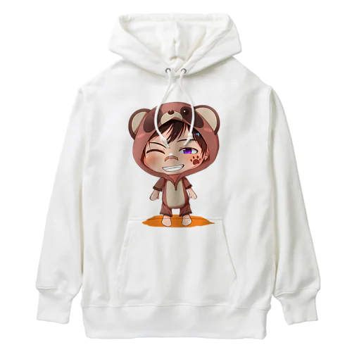 須戸コウ_着ぐるみミニキャラVer Heavyweight Hoodie