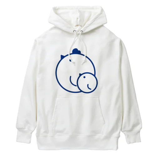 鶏とヒヨコの親子 Heavyweight Hoodie