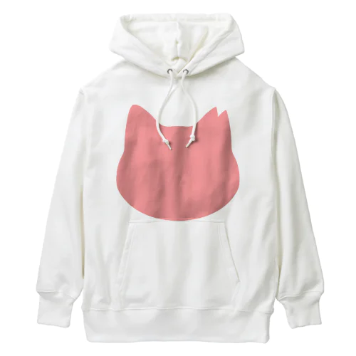 さくら猫シルエット/ピンク Heavyweight Hoodie