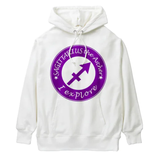 12星座キーフレーズ&パワーカラー～いて座～ / 12 zodiac key phrase & power colour - Sagittarius - Heavyweight Hoodie