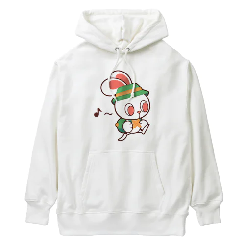 ぽっぷらうさぎ(ハイキング) Heavyweight Hoodie