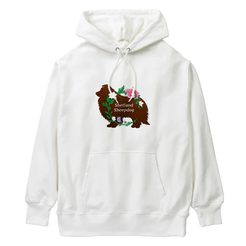 シェルティ　ハイビスカス　onehappiness Heavyweight Hoodie