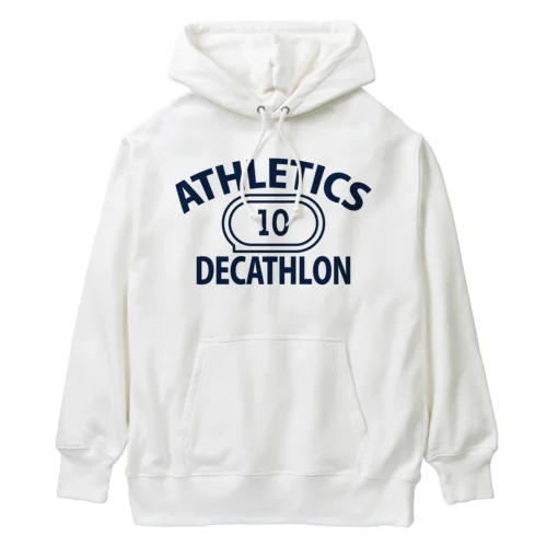 十種競技・デカスロン・DECATHLON・じっしゅきょうぎ・二日間・10種・男子・女子・かっこいい・かわいい・選手・陸上部員・トレーニング・混成競技・確実・有望・応援・タイム・得点・入賞・実力 ヘビーウェイトパーカー