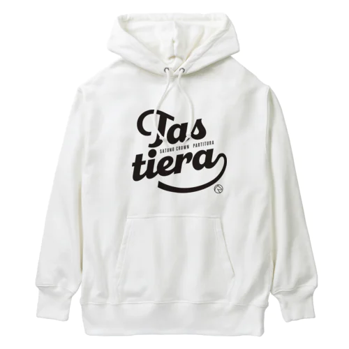 タスティエーラ（タイポグラフィBLACK） Heavyweight Hoodie