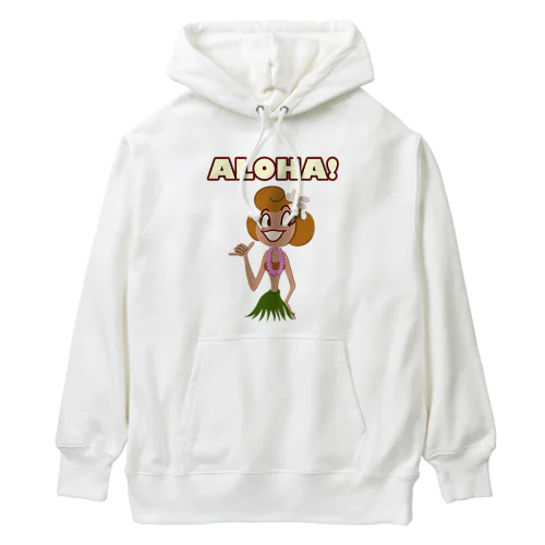 ALOHA Hula Girl Heavyweight Hoodie