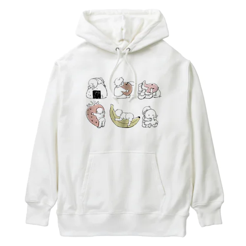 ハグする赤ちゃんまとめ(くすみカラー) Heavyweight Hoodie