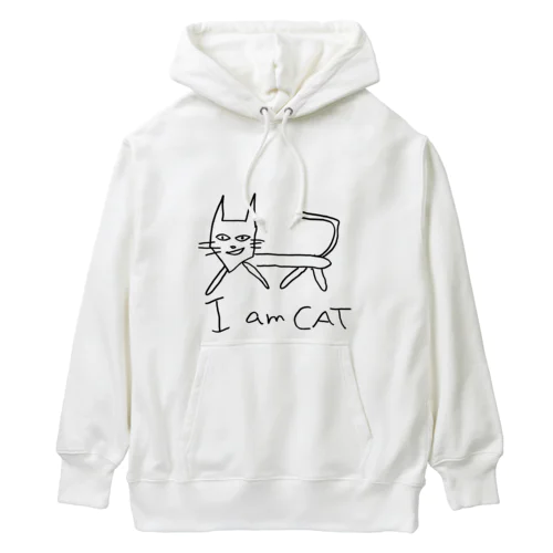 絵が下手な人の考える猫 Heavyweight Hoodie