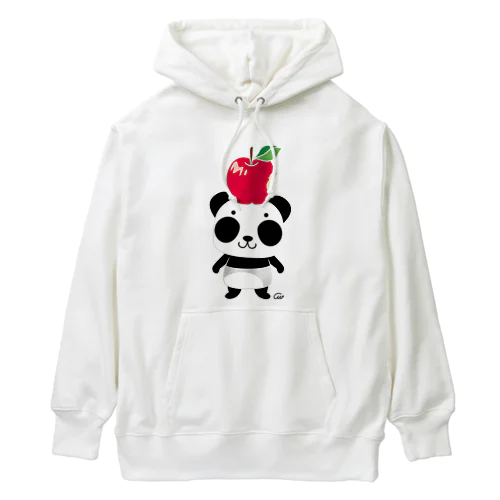 両面印刷 ズレぱんだちゃんのリンゴ食べたの誰？　 Heavyweight Hoodie