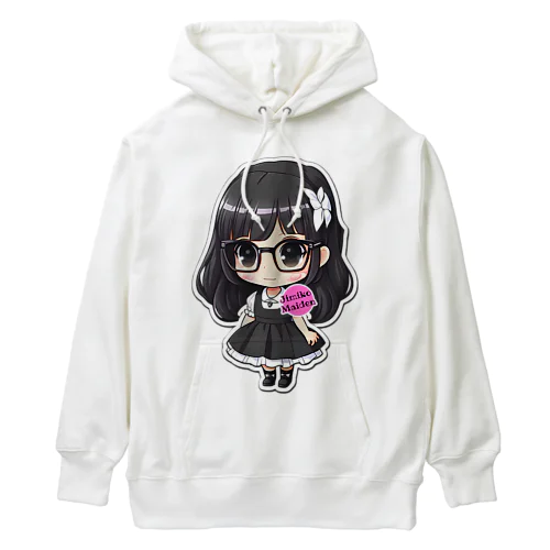 【Jimiko Maiden】メイド地味子さん Heavyweight Hoodie