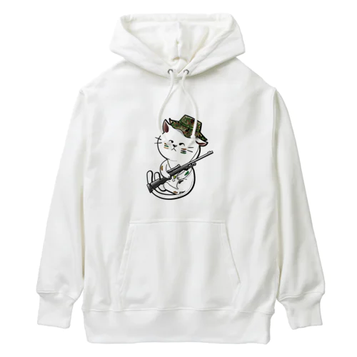 家猫スナイパー Heavyweight Hoodie