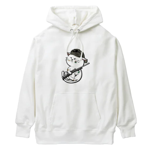 市街地戦スナイパーキャット Heavyweight Hoodie