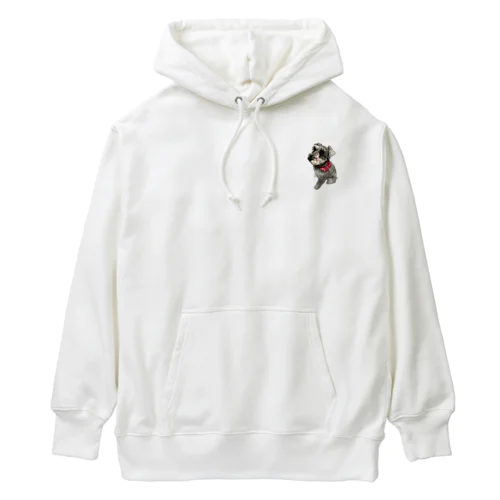 キスマークのついたシュナウザーシリーズ Heavyweight Hoodie