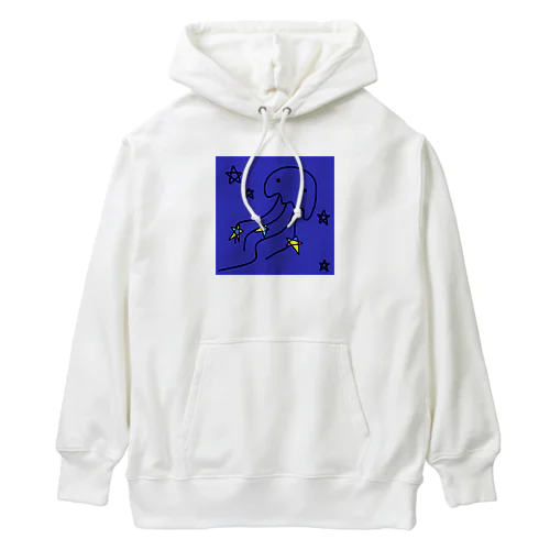 天の川クラゲ Heavyweight Hoodie