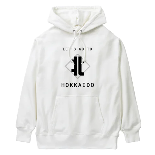 北海道へ行こう ～キタキツネ～ Heavyweight Hoodie